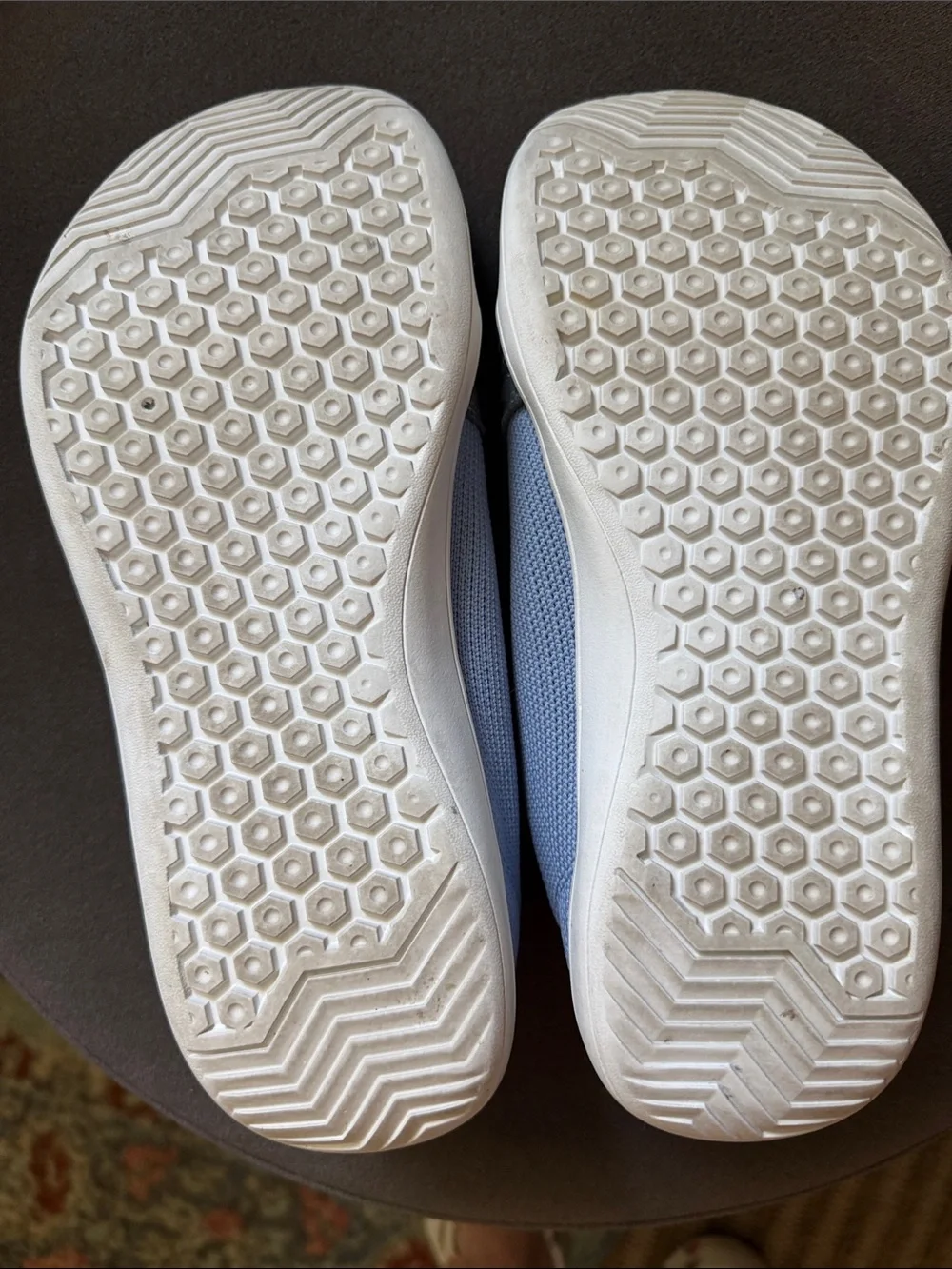 WITHIN Minimalist Barefoot Powder Blue Womens 38/7.6-8 Sneakers Zero Drop Sole